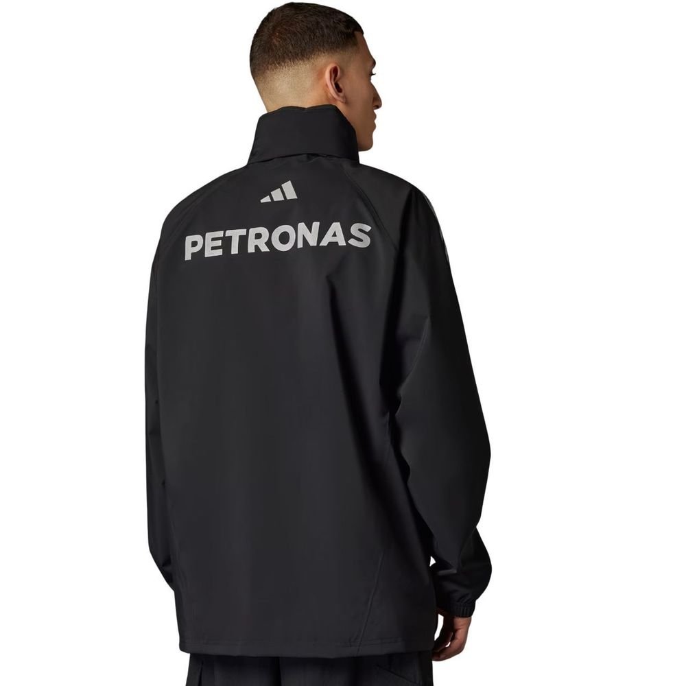 Jaqueta de Chuva Adidas Mercedes Mechanics Masculina JX0760 Preto 2
