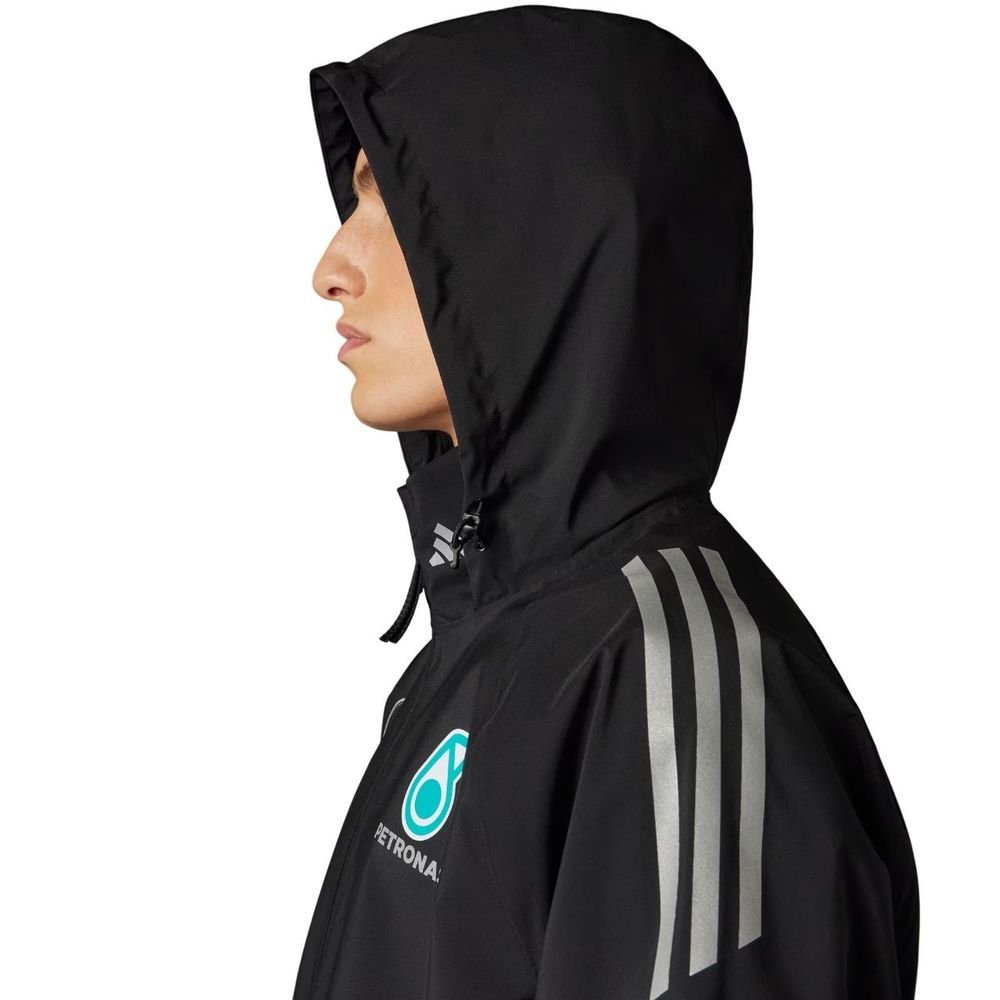 Jaqueta de Chuva Adidas Mercedes Mechanics Masculina JX0760 Preto 6