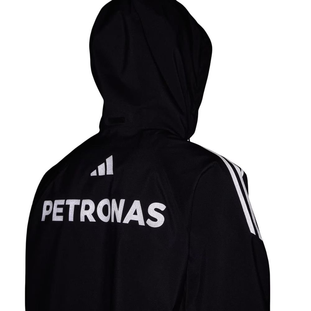 Jaqueta de Chuva Adidas Mercedes Mechanics Masculina JX0760 Preto 8