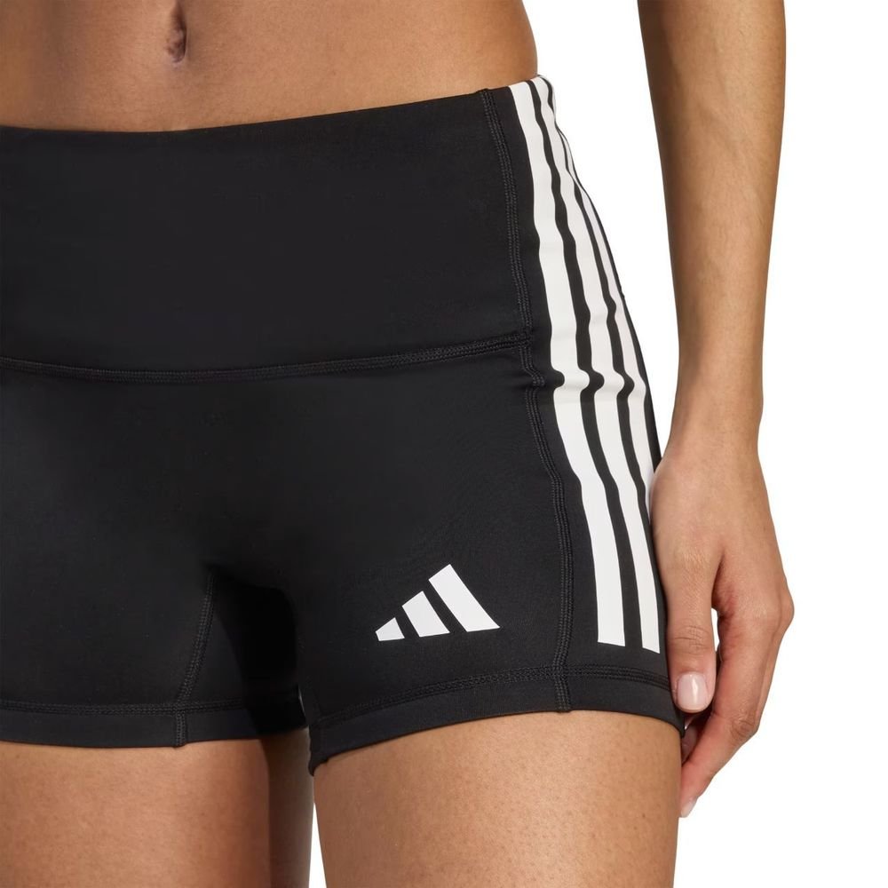 Shorts Adidas 3 Listras 4 Feminina JL5403 Preto 5