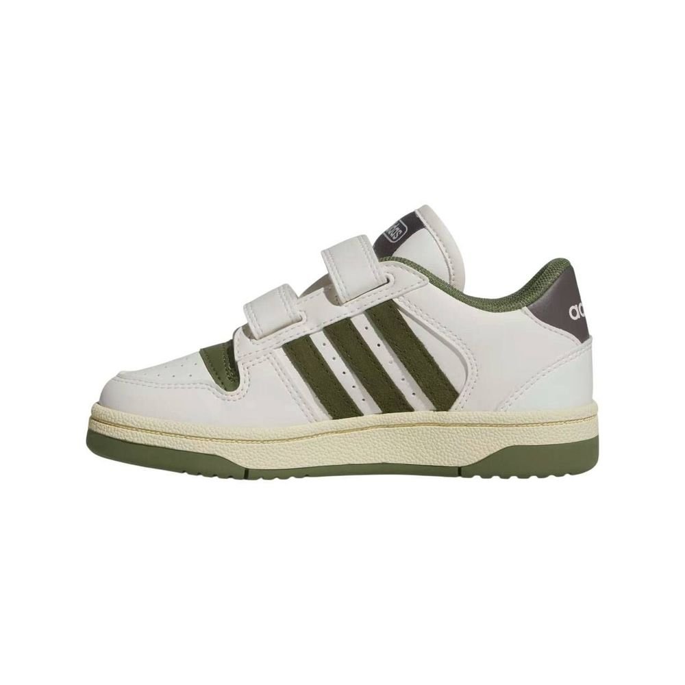 Tênis Juvenil Adidas Break Start JQ0095 Branco/Verde 2