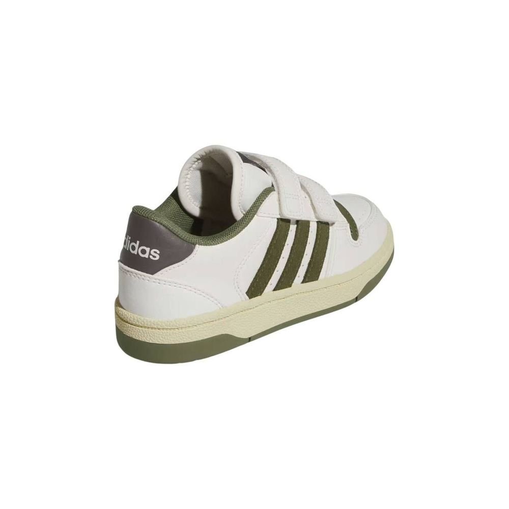 Tênis Juvenil Adidas Break Start JQ0095 Branco/Verde 3
