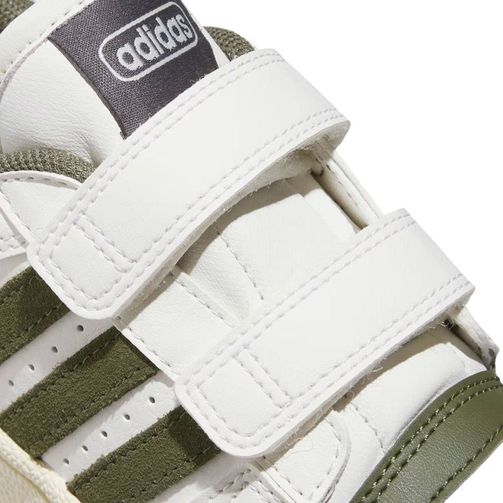 Tênis Juvenil Adidas Break Start JQ0095 Branco/Verde 6