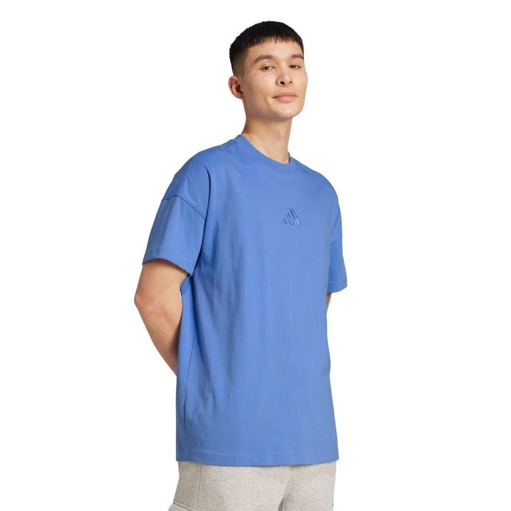 Camiseta Adidas M/C All Szn Masculina JX5084 Azul 2