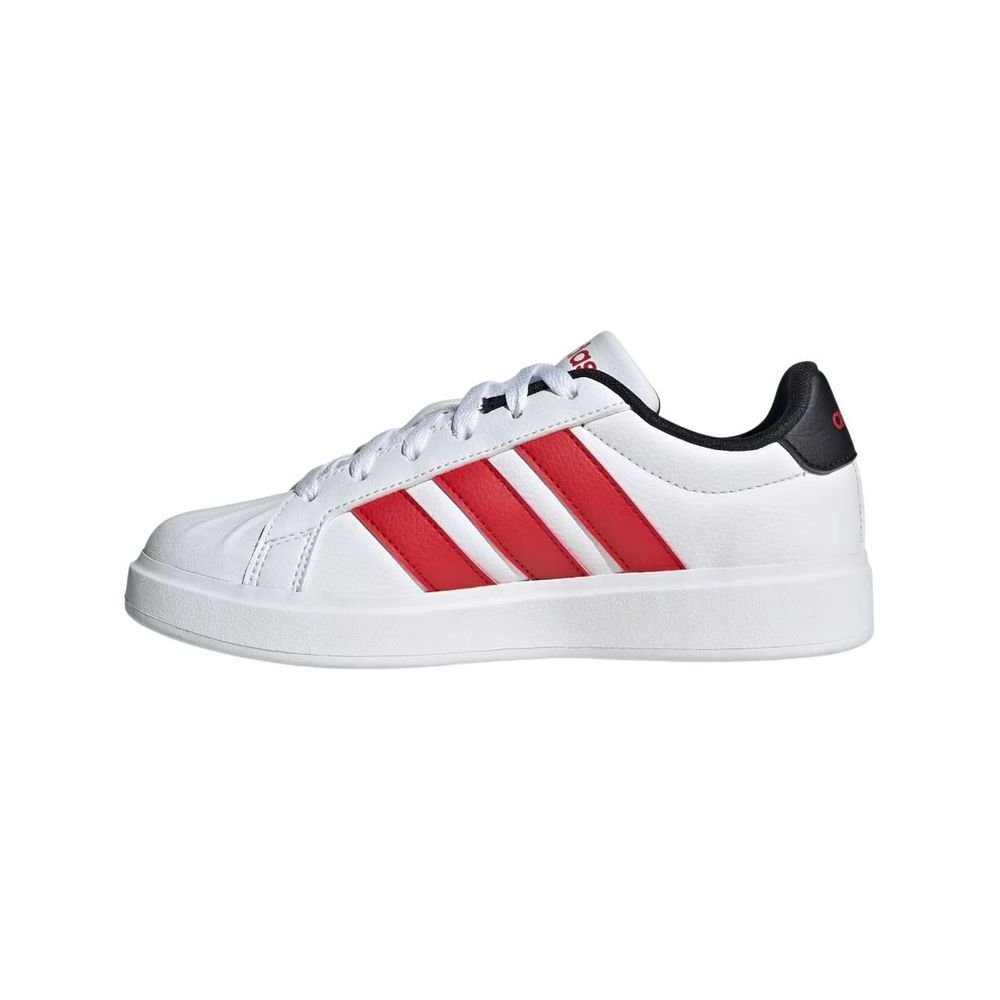 Tênis Juvenil Adidas Street Talk JQ8612 Branco/Vermelho 2