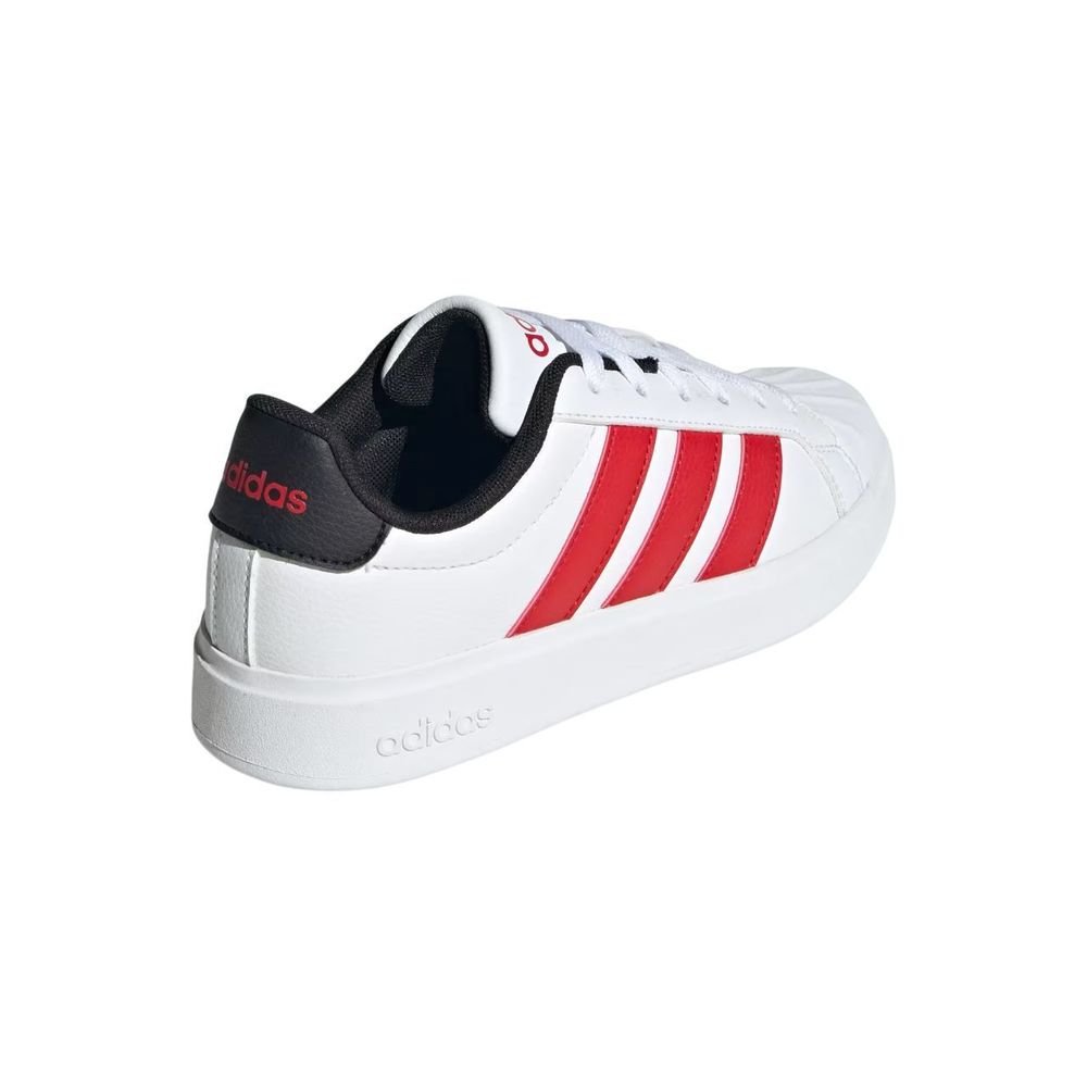 Tênis Juvenil Adidas Street Talk JQ8612 Branco/Vermelho 4