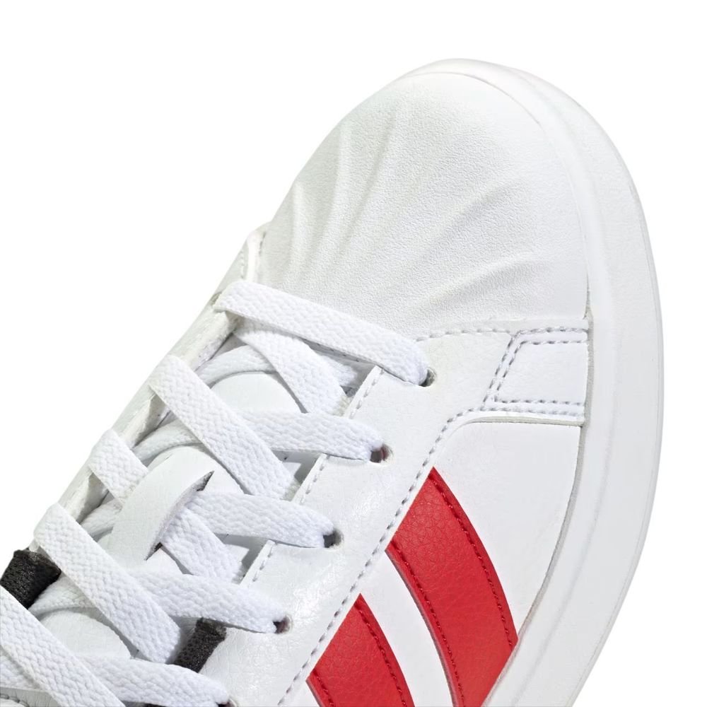 Tênis Juvenil Adidas Street Talk JQ8612 Branco/Vermelho 7