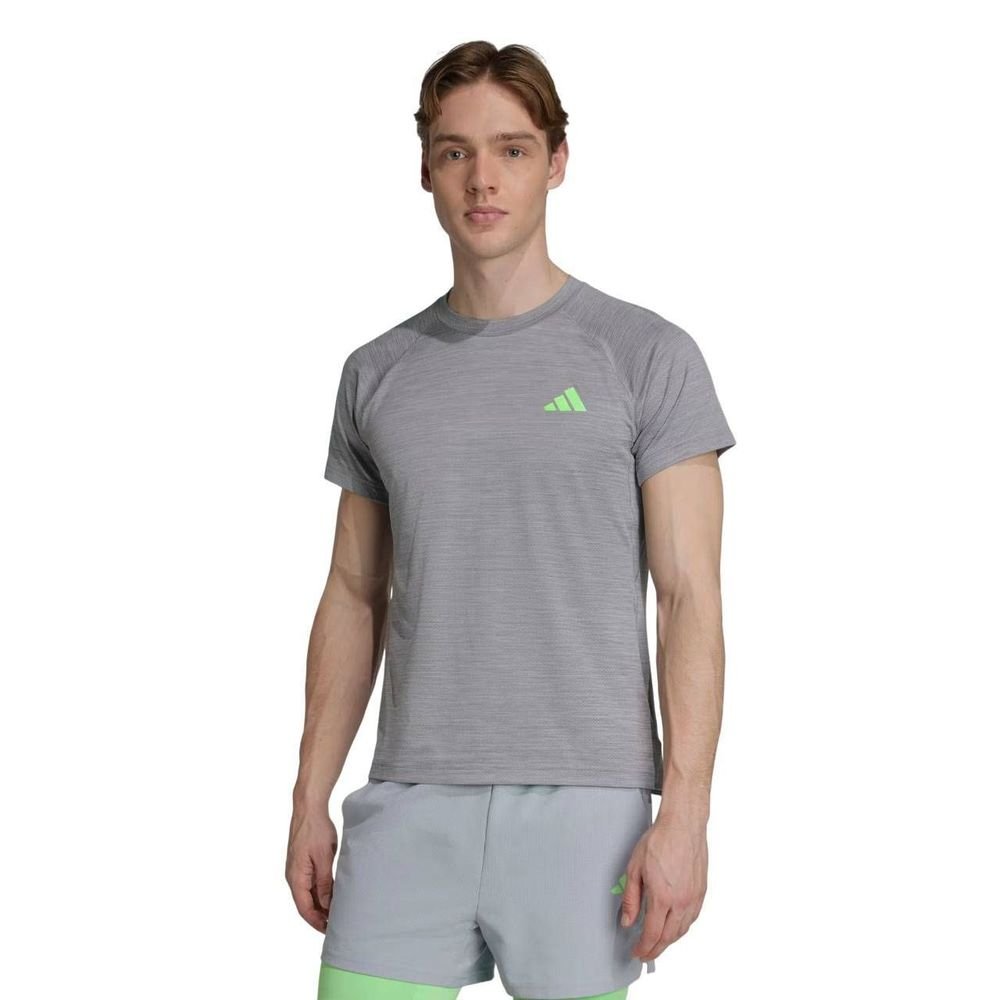 Camiseta Adidas M/C Gym Masculina KA0644 Cinza 2