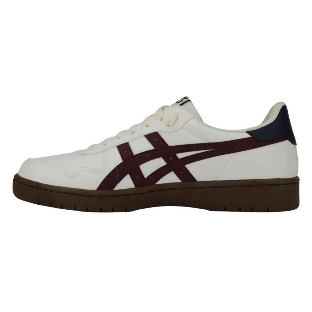 Tênis Asics Japan S Masculino 1201A555-117 Branco/Bordô 2