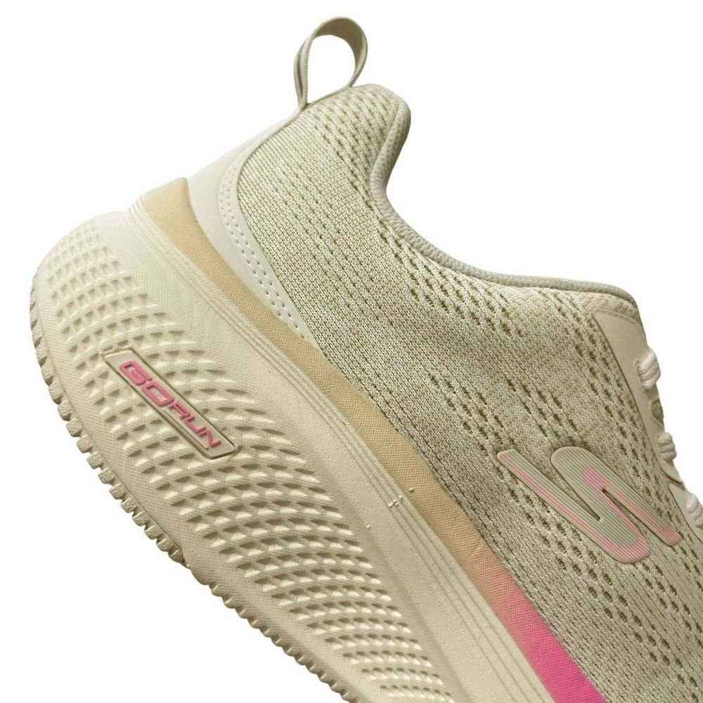Tênis Skechers Go Run Elevate 2.0 Feminino 129000BR-OFPK Creme/Rosa 3