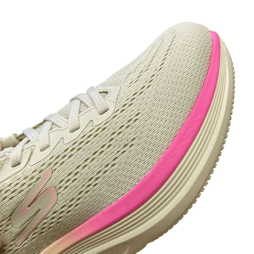 Tênis Skechers Go Run Elevate 2.0 Feminino 129000BR-OFPK Creme/Rosa 4