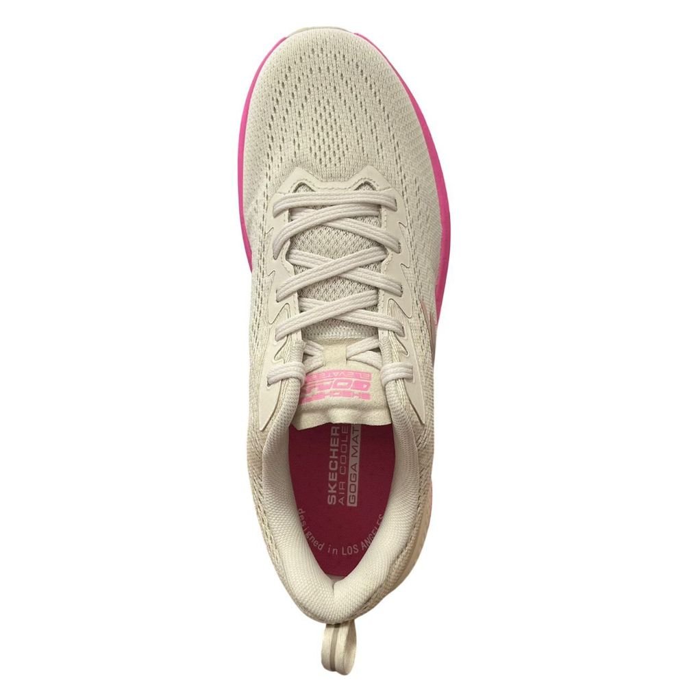 Tênis Skechers Go Run Elevate 2.0 Feminino 129000BR-OFPK Creme/Rosa 5