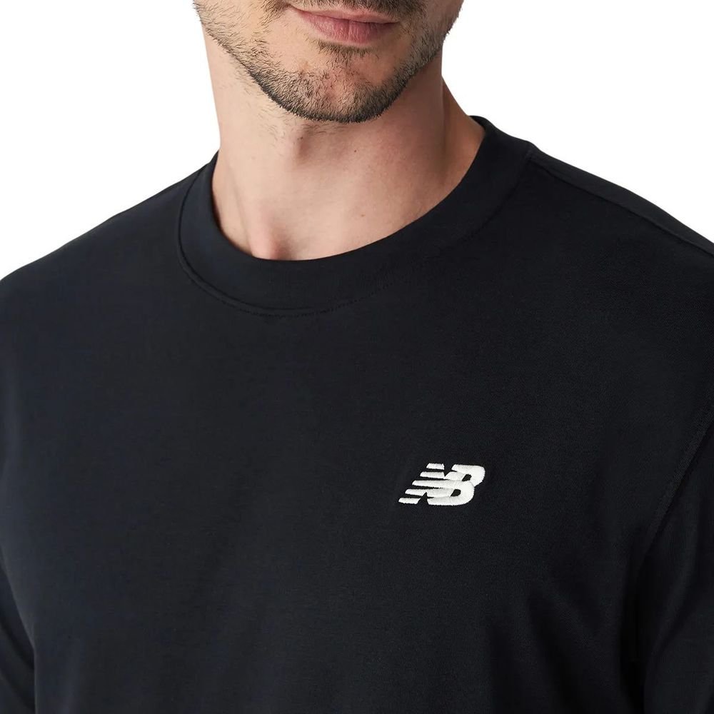 Camiseta New Balance M/C Essentials Sl Masculina MT43906B-BK Preto 4