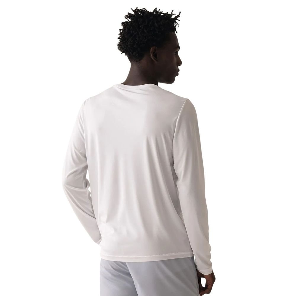 Camiseta Fila M/L Basic Sports Masculina F11AT01140-1671 Branco 2
