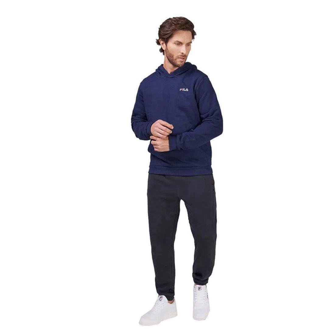 MOLETOM FILA COM CAPUZ CLASSIC F11L202-140 Azul 4