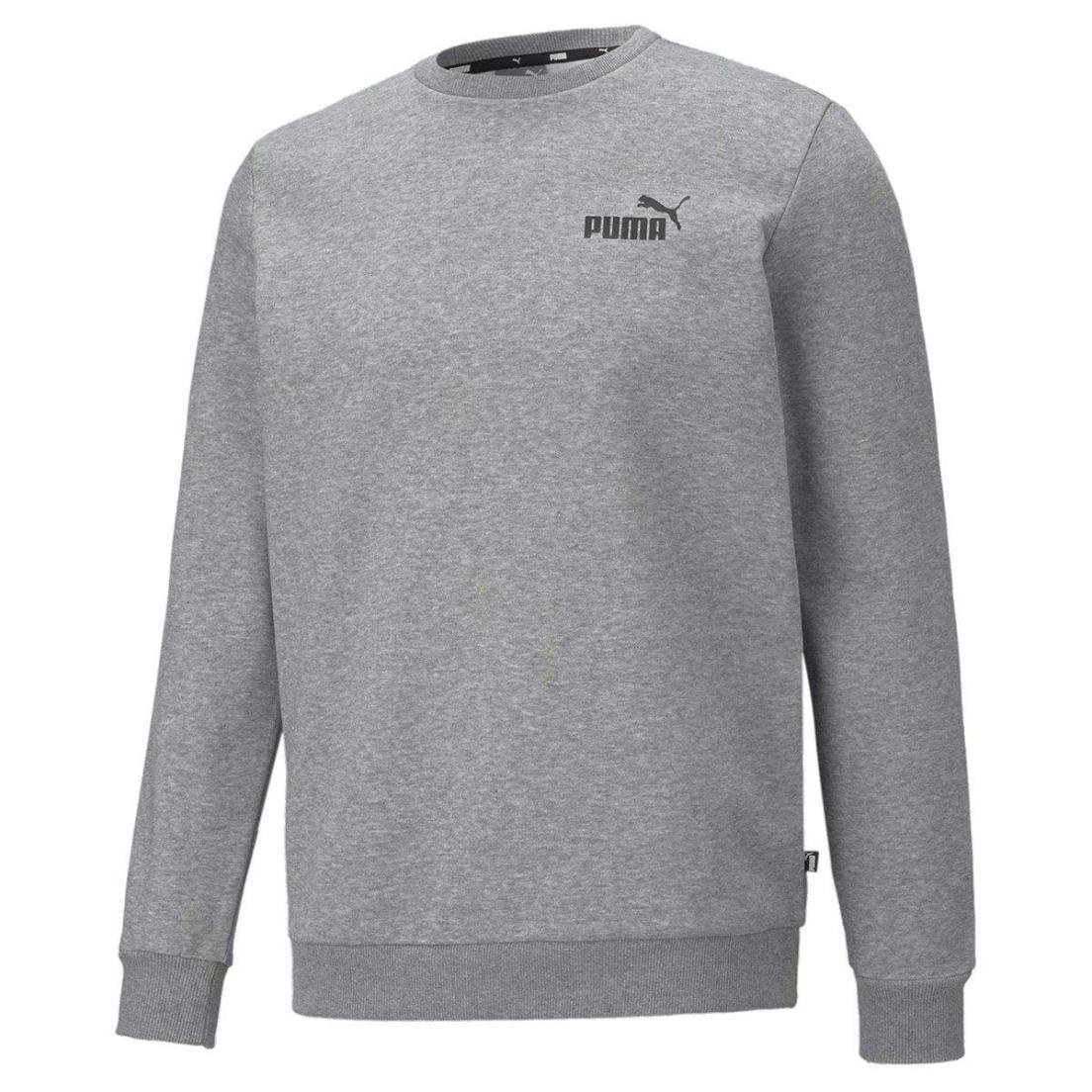 MOLETOM PUMA M ESSENTIALS SMALL LOGO 586682-03 Cinza 1