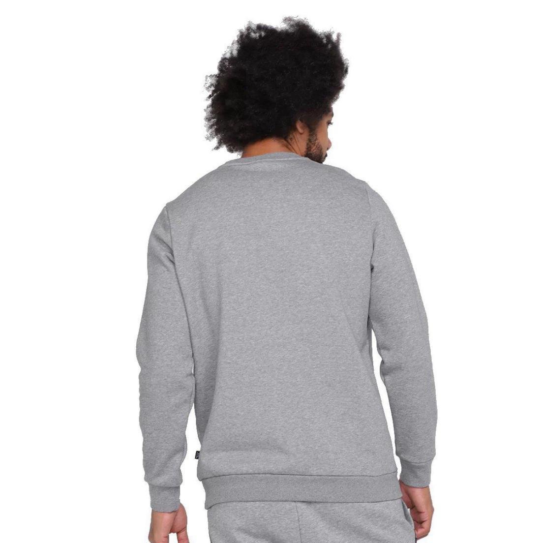 MOLETOM PUMA M ESSENTIALS SMALL LOGO 586682-03 Cinza 4