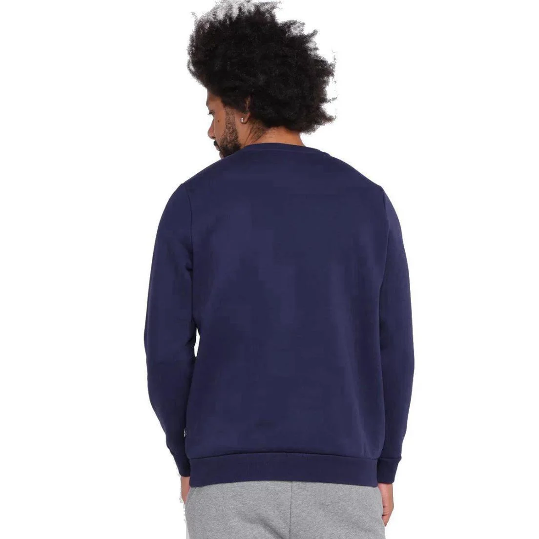 MOLETOM PUMA M ESSENTIALS SMALL LOGO 586682-06 Azul 4