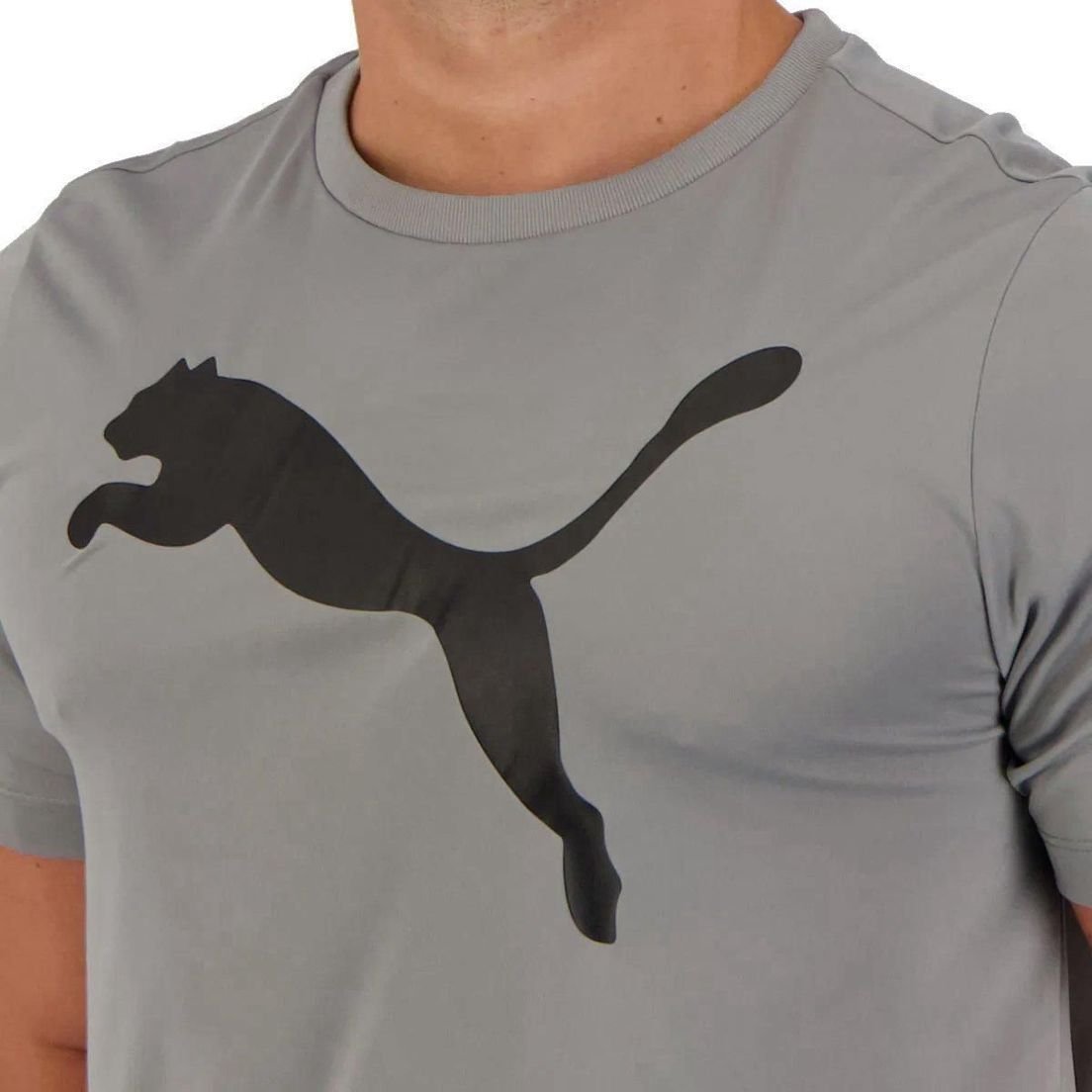 Camiseta Puma Active Big Logo Masculina 671738-06 Cinza 4