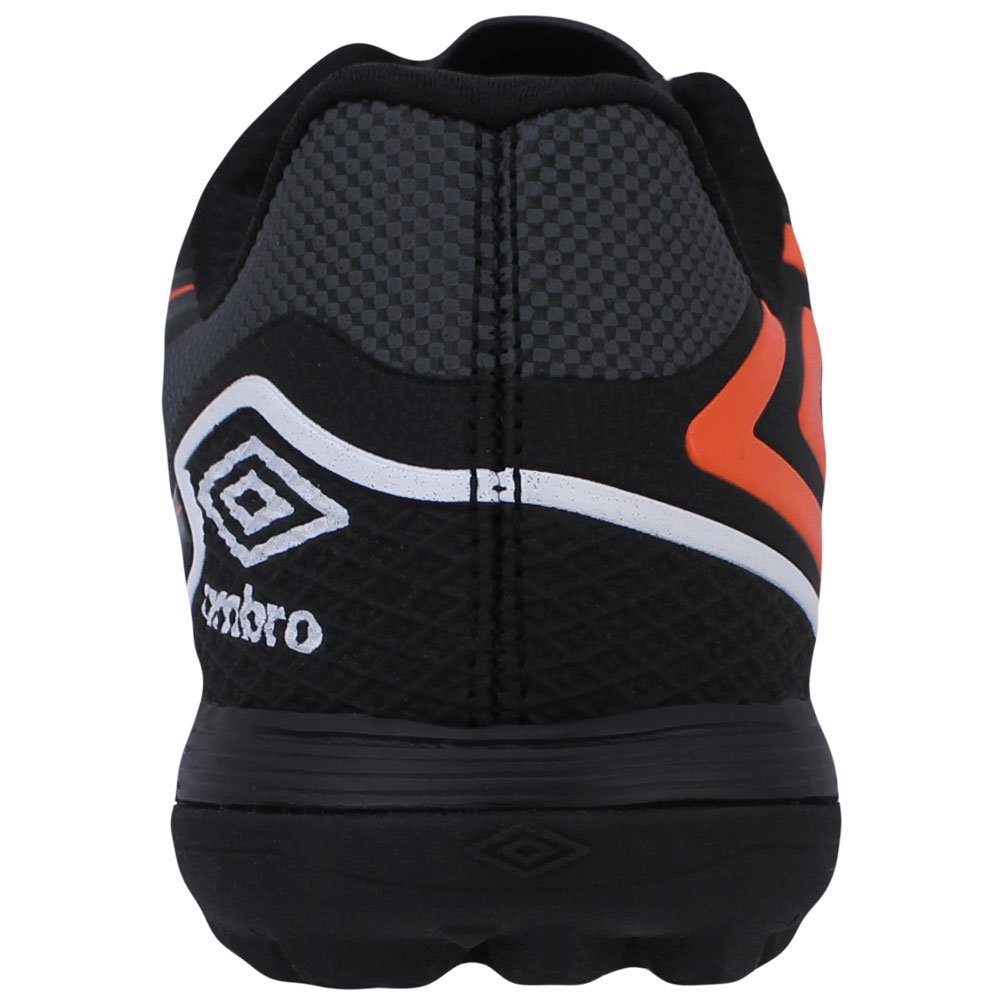 Chuteira Umbro Society Pro 5 Bump Club Masculina Preto/Laranja 3