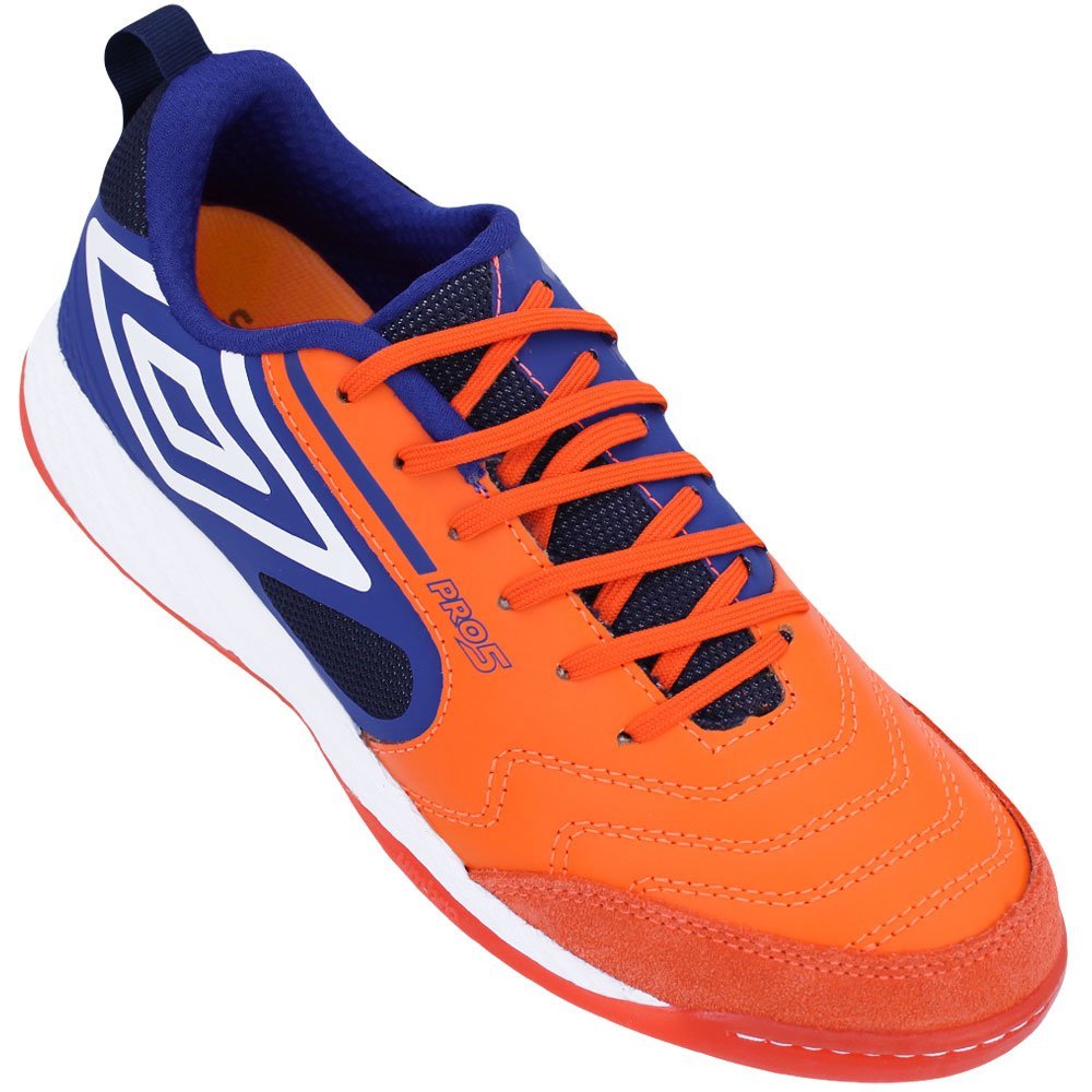 Tênis Umbro Futsal Pro 5 Bump Masculino  Laranja 2