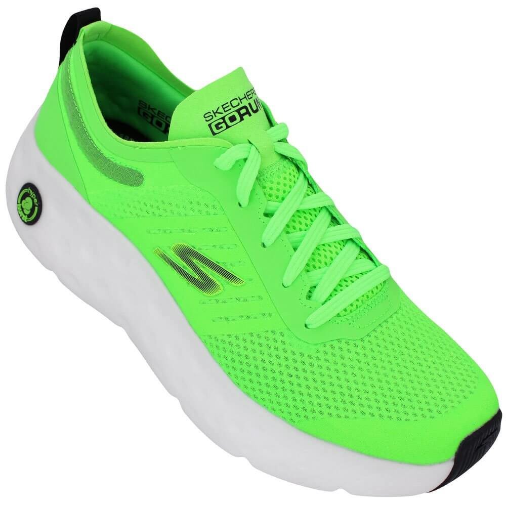 Tênis Skechers Max Cushioning Hyper Craze Bounce Masculino Verde 2