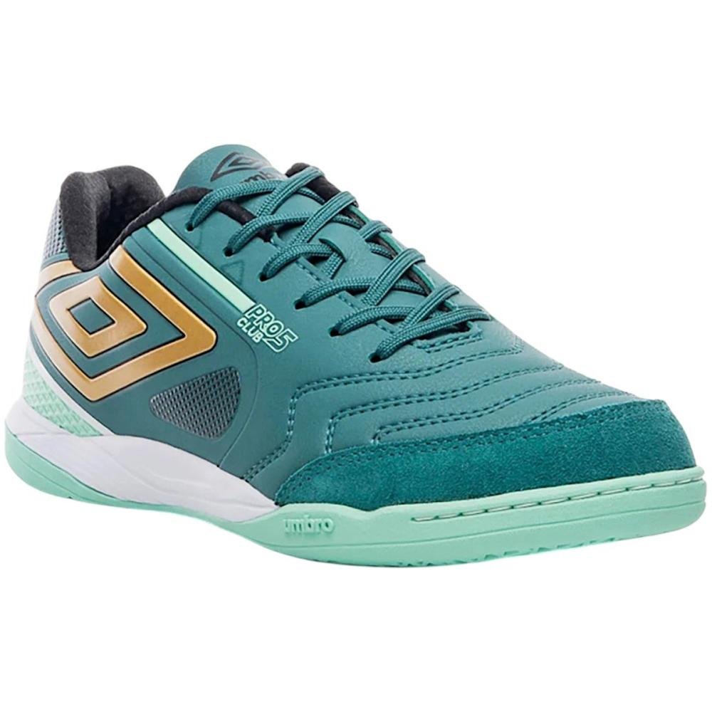 Tênis Umbro Futsal Pro 5 Bump Club Masculino Verde 2