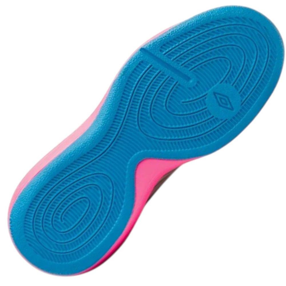 Tênis Umbro Futsal Pro 5 Infantil Branco/Azul 4