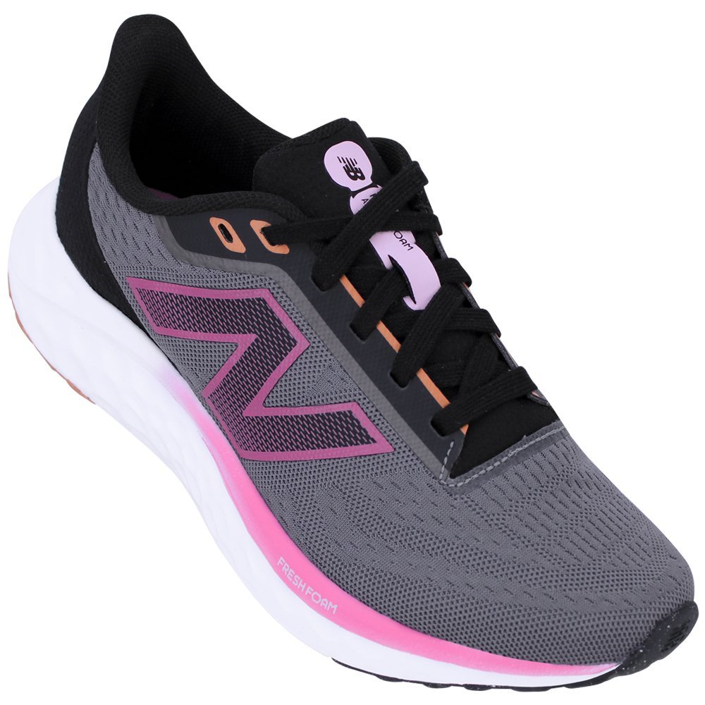 Tênis New Balance Arishi V4 Feminino Cinza/Rosa 2