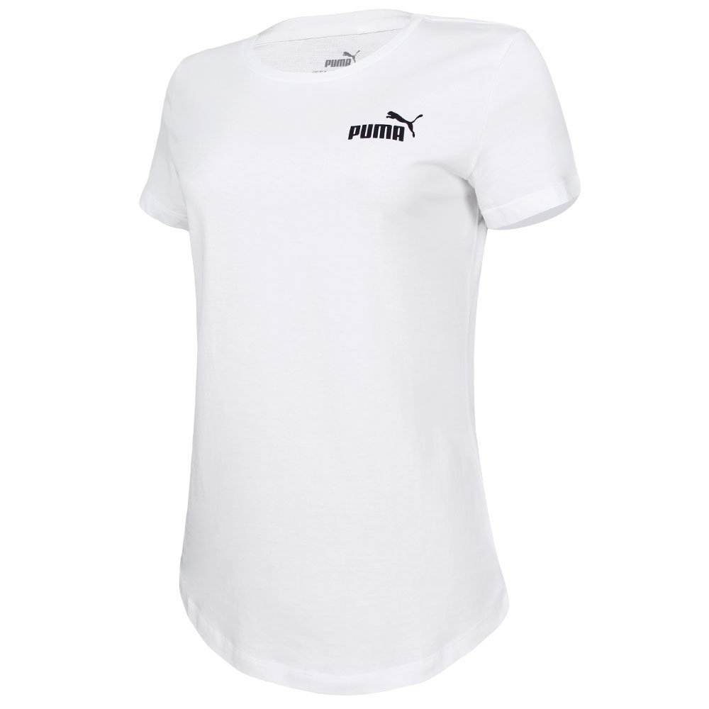 Camiseta Puma Ess Small Logo Tee Feminina Branco 3