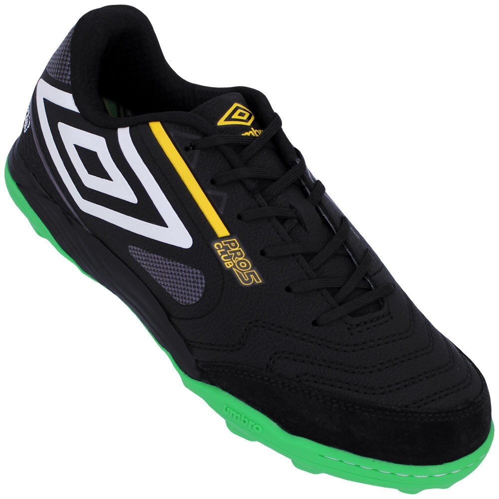 Chuteira Umbro Pro 5 Bump Brf Masculino 2779 Preto 2
