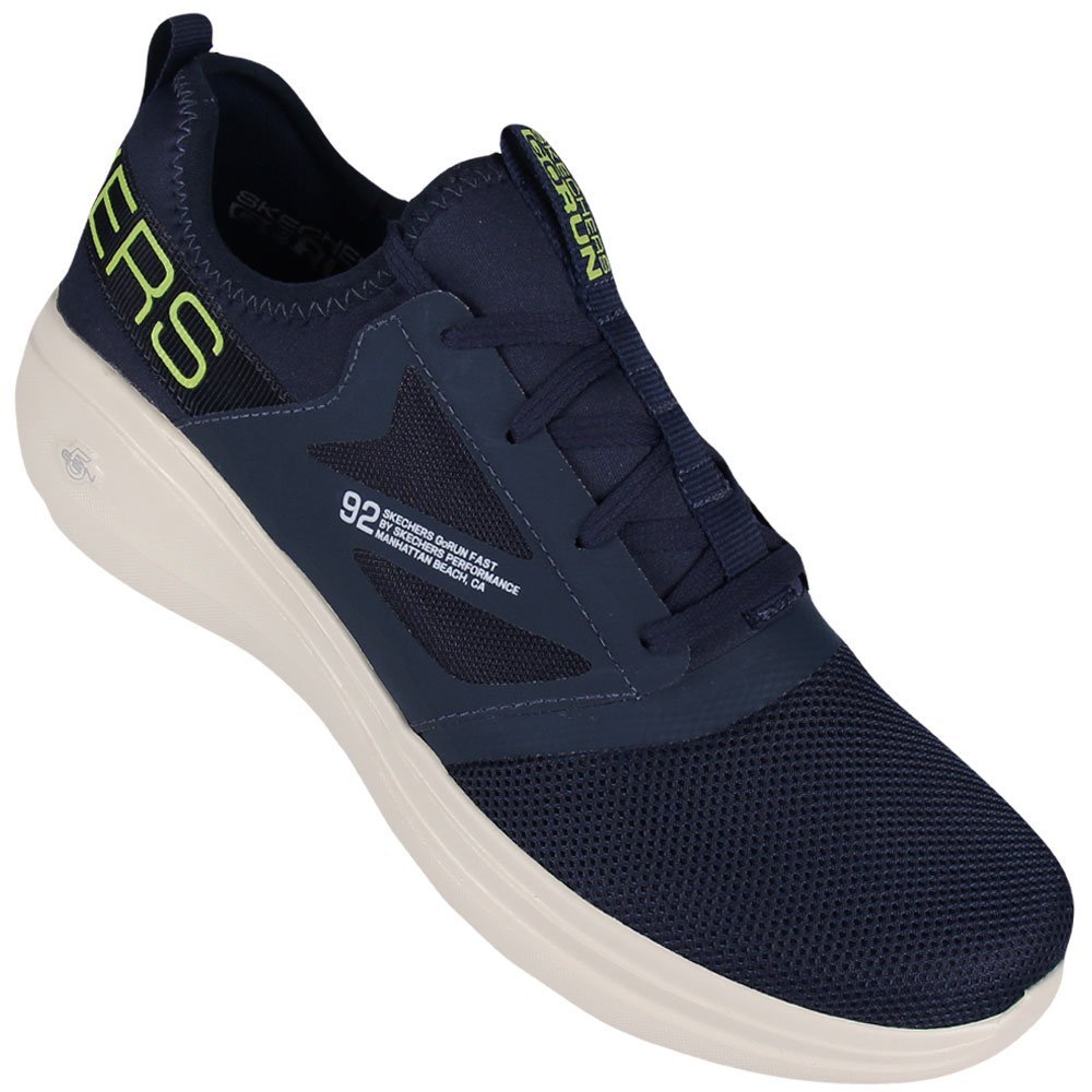 Tênis Skechers Go Run Fast+ Masculino Azul 2