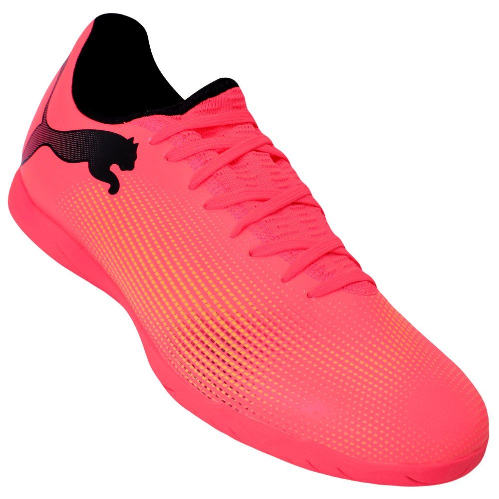 Tênis Puma Futsal Future 7 Play IT Masculino  Rosa 2