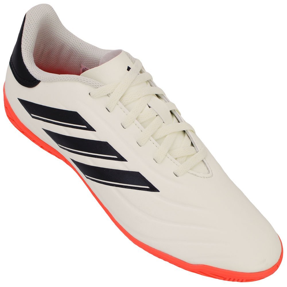 Tênis Adidas Futsal Copa Pure 2 Club Infantil Bege 2