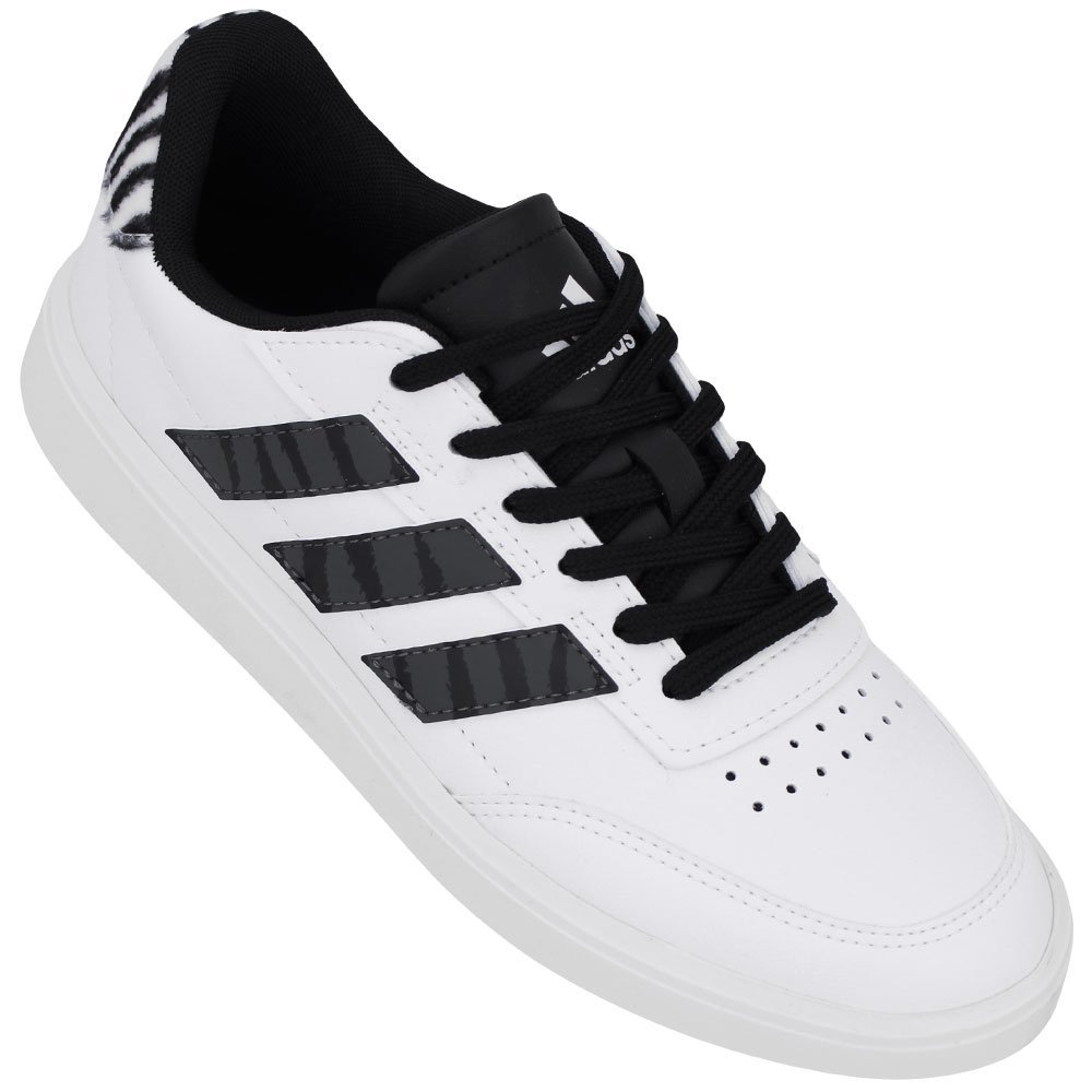 Tênis Adidas Courtblock Feminino Branco/Preto 2