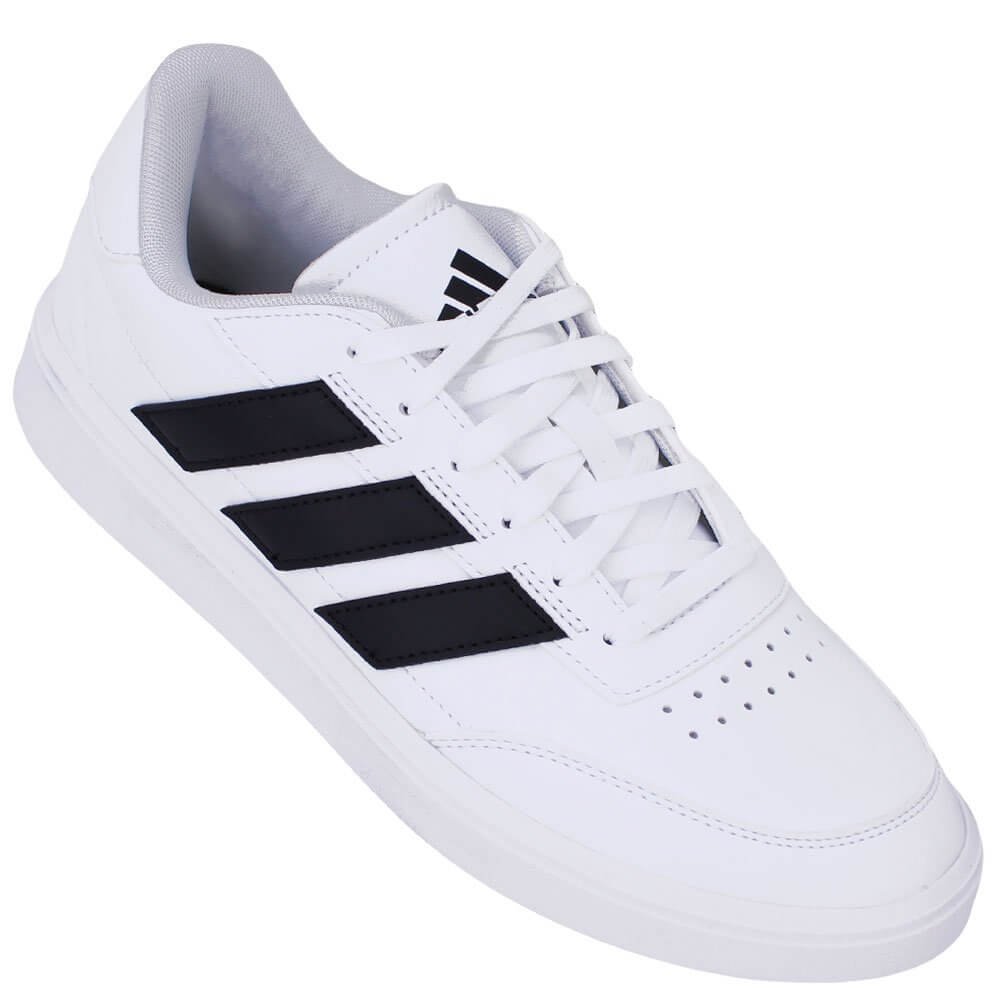 Tênis Adidas Courtblock Masculino Branco/Preto 2