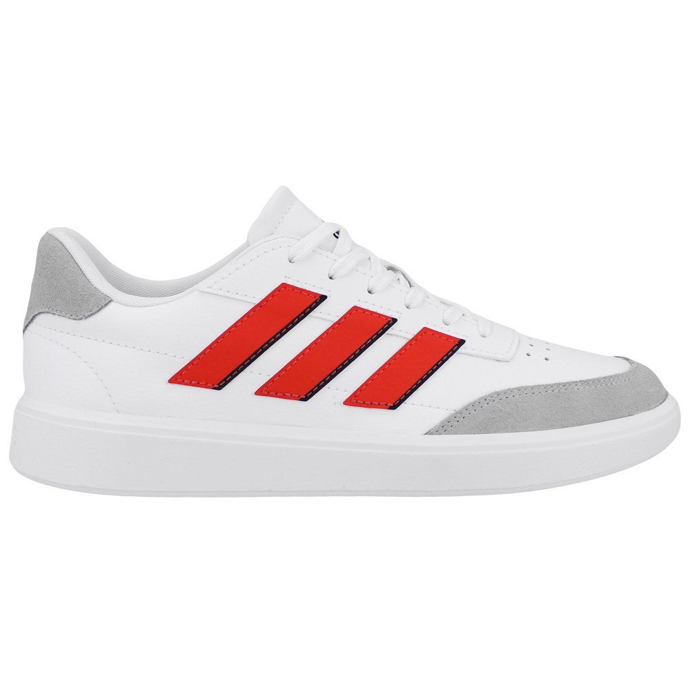 Tênis Adidas Courtblock Masculino Branco/Vermelho 1