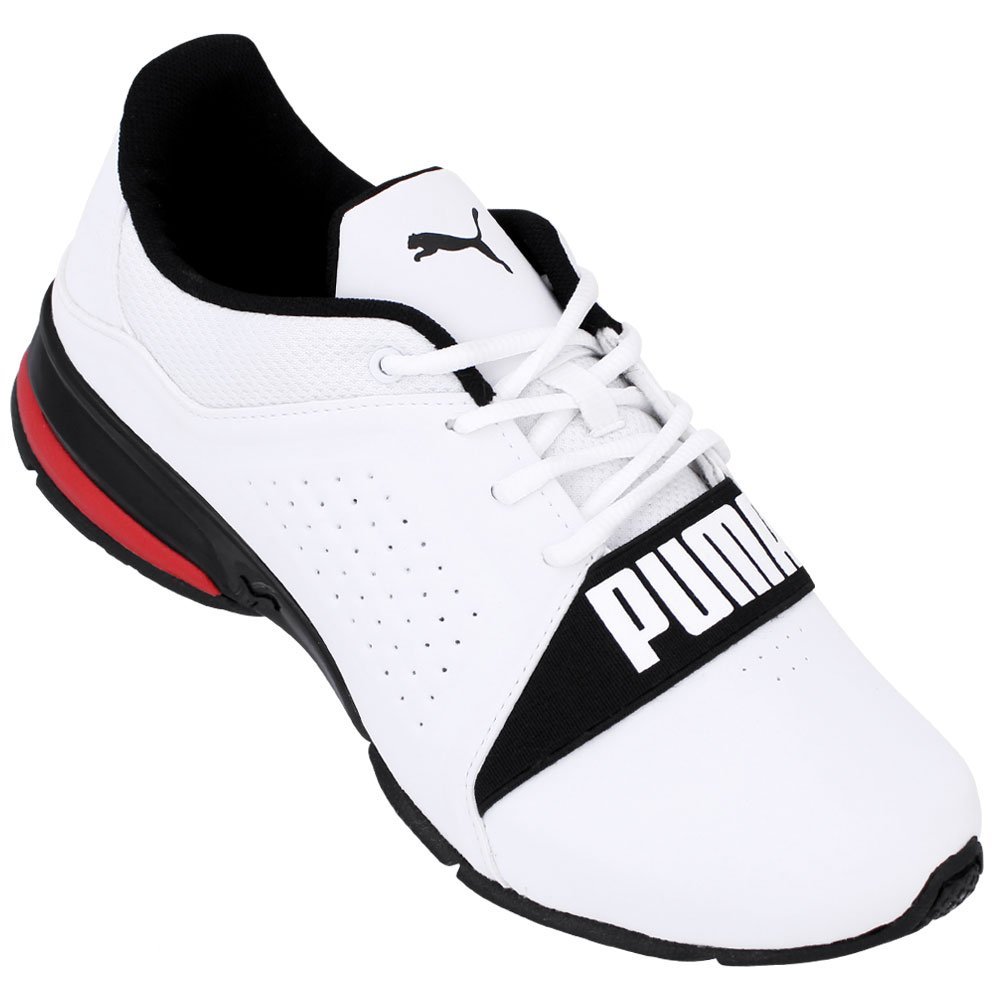 Tênis Puma Runner City BDP Masculino Branco/Preto 2