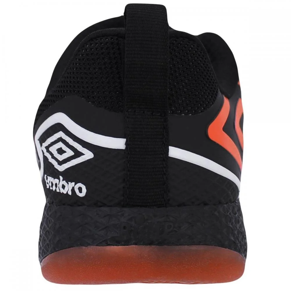 Tênis Umbro Futsal Pro 5 Bump Masculino Preto/Laranja 3