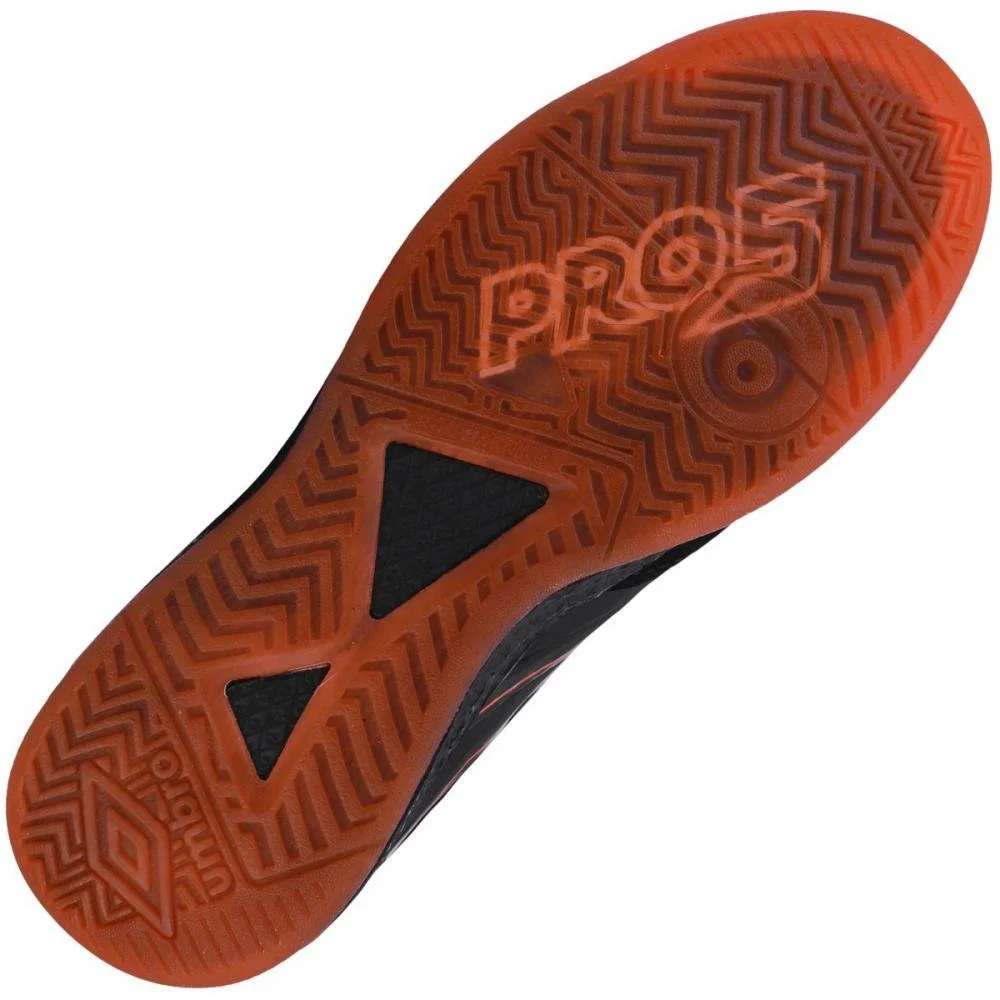 Tênis Umbro Futsal Pro 5 Bump Masculino Preto/Laranja 4
