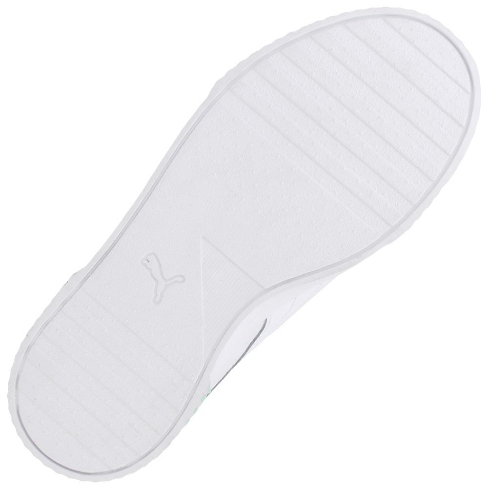 Tênis Puma Carina Logomania Feminino Branco/Verde 4