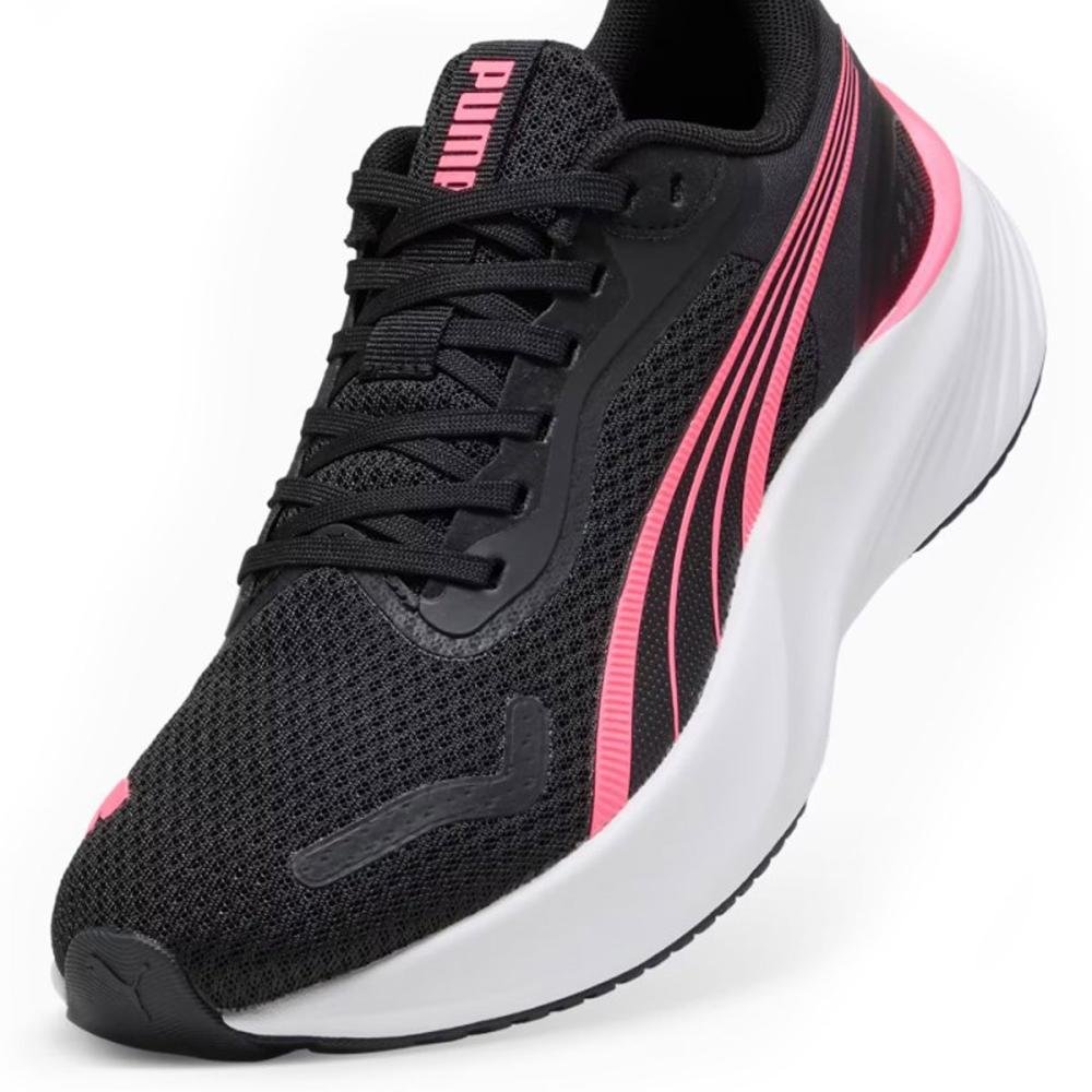 Tênis Puma Pounce Lite Feminino Preto/Rosa 2