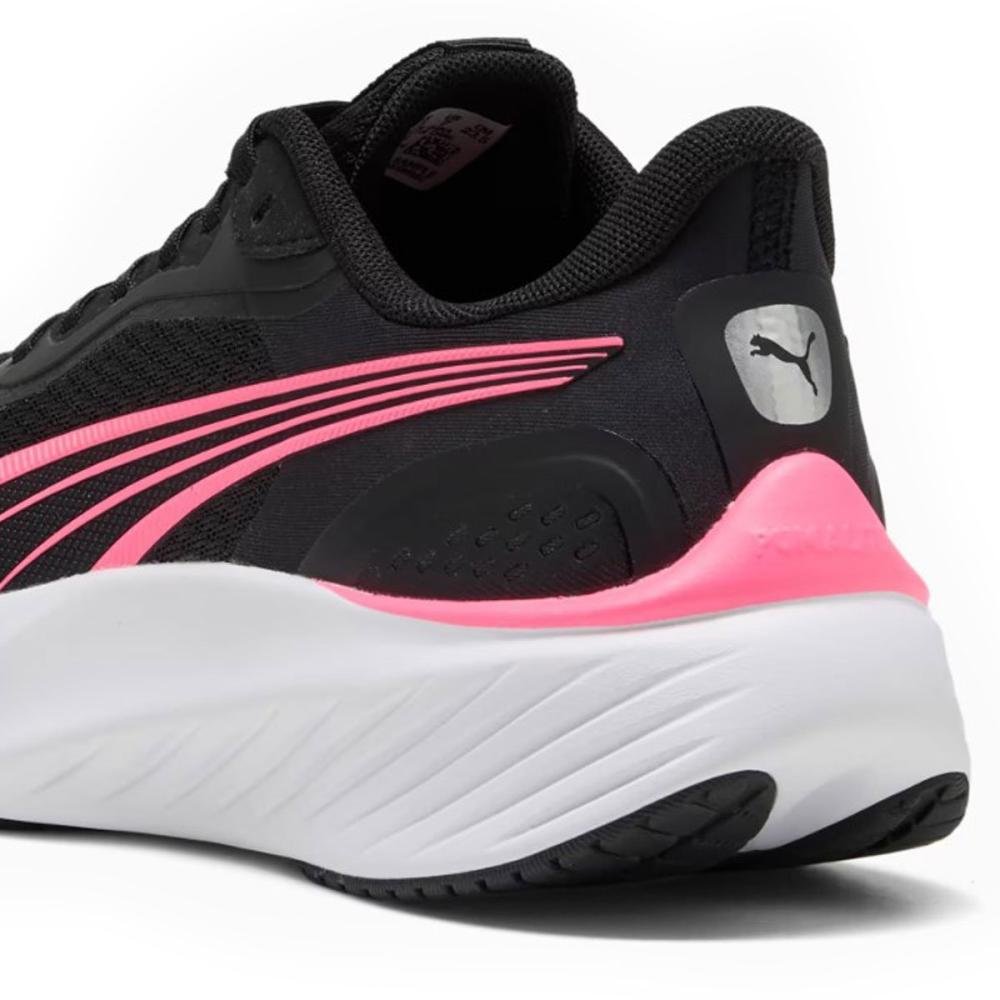 Tênis Puma Pounce Lite Feminino Preto/Rosa 3