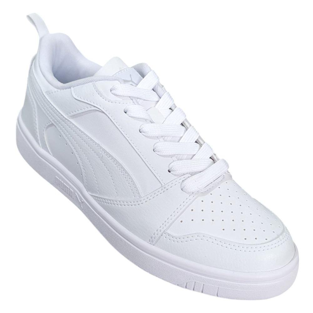 Tênis Puma Rebound V6 Low Masculino Branco 2