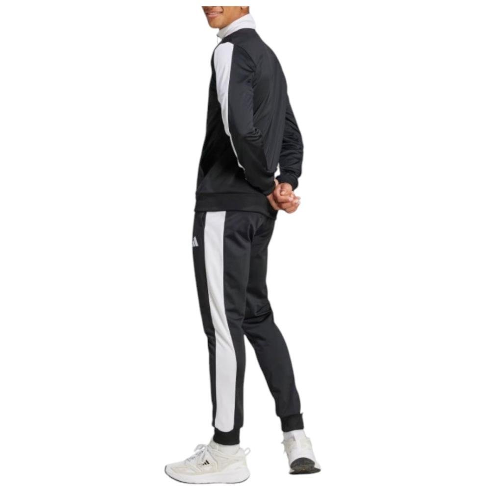Agasalho Adidas Colorblock Masculino Preto/Branco 2