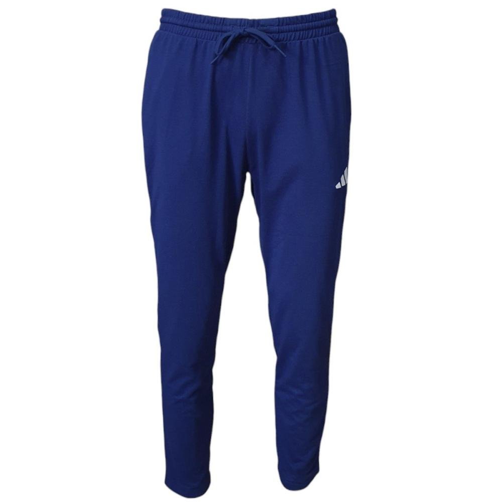 Calça Adidas Essentials Small Logo Masculina Azul Escuro/Branco 1