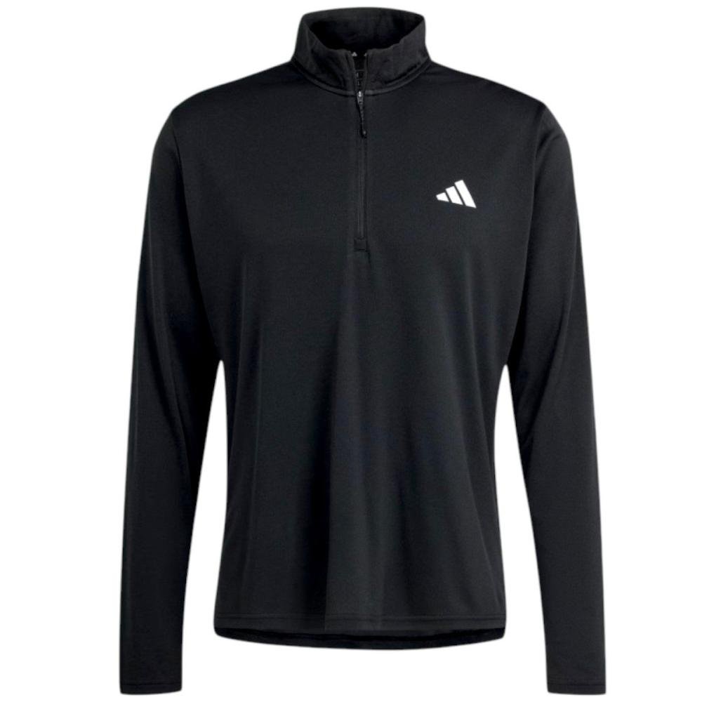 Camiseta Adidas Manga Longa Train Essentials Masculina Preto/Branco 1