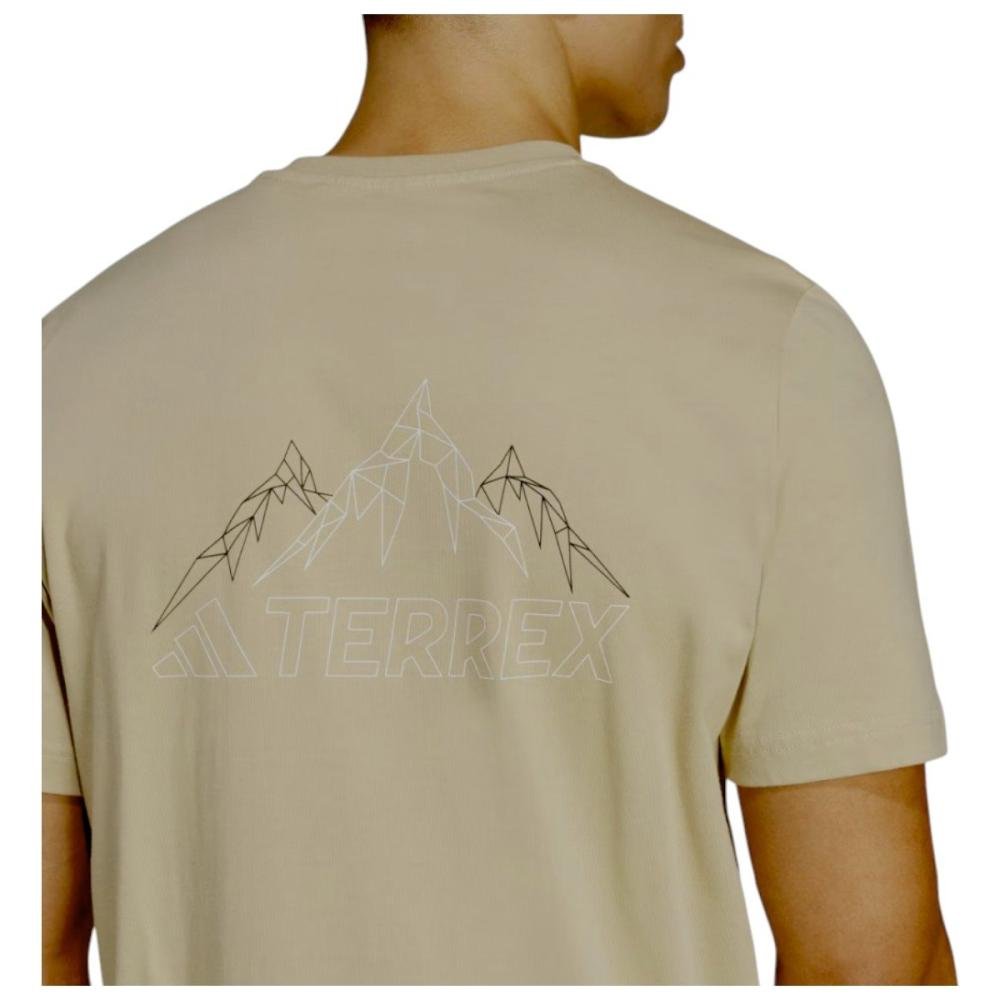 Camiseta Adidas Terrex Mountain Masculina Bege 2