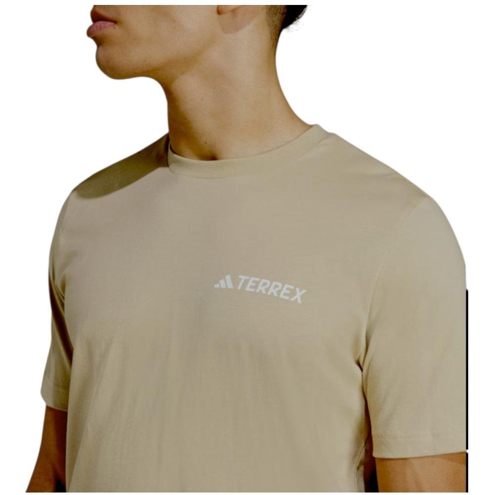 Camiseta Adidas Terrex Mountain Masculina Bege 3