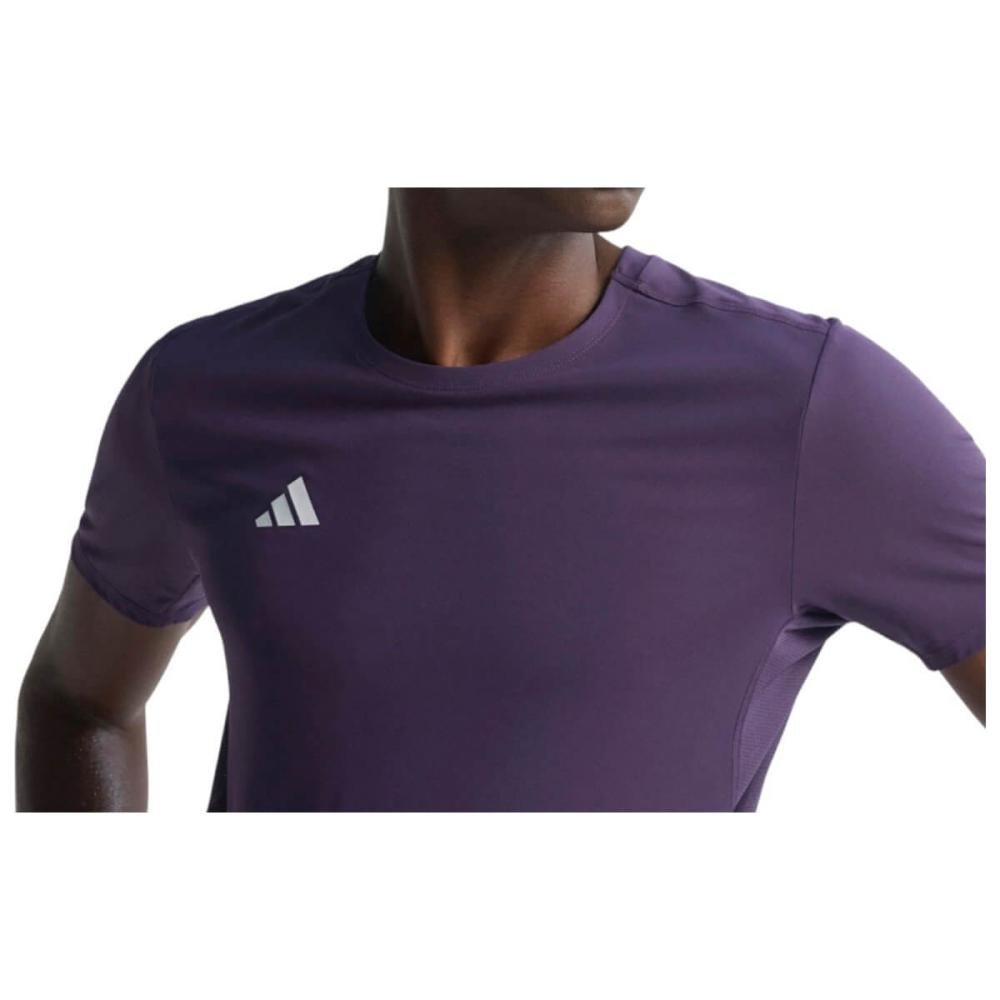 Camiseta Adidas Corrida Essentials Masculina  Roxo 3
